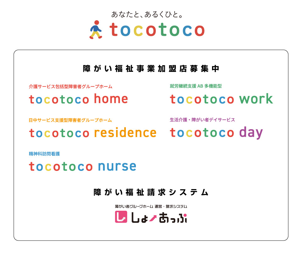tocotocoのサービス一覧