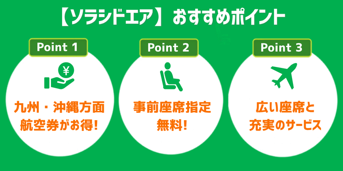 ソラシドエアおすすめポイント